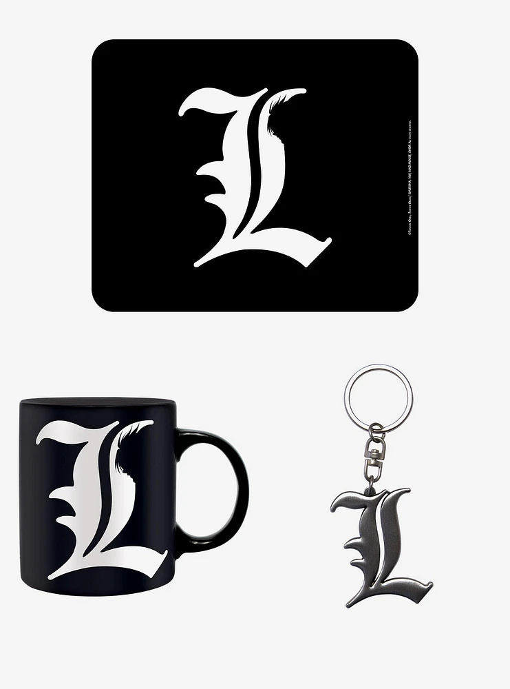 Death Note Mousepad Mug and Keychain Bundle