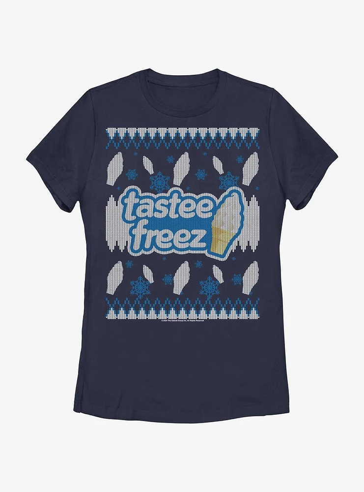 Wienerschnitzel Tastee Freez Ugly Sweater Womens T-Shirt