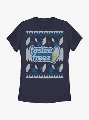 Wienerschnitzel Tastee Freez Ugly Sweater Womens T-Shirt