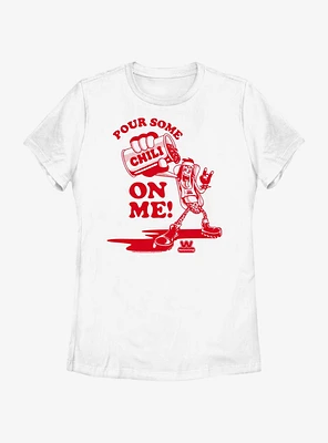 Wienerschnitzel Pour Some Chilli Womens T-Shirt