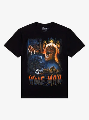 Rock Rebel The Wolf Man Poster T-Shirt