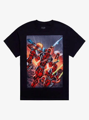 Marvel Deadpool Squad Poster T-Shirt