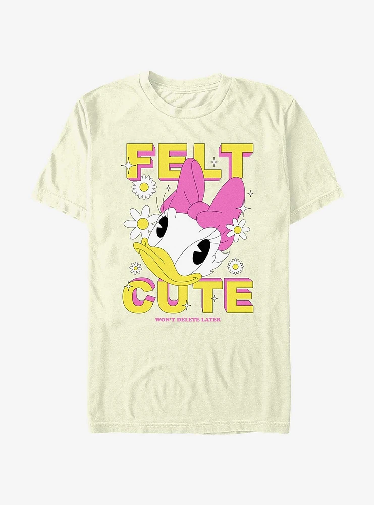 Disney Mickey Mouse Felt Cute Daisy T-Shirt