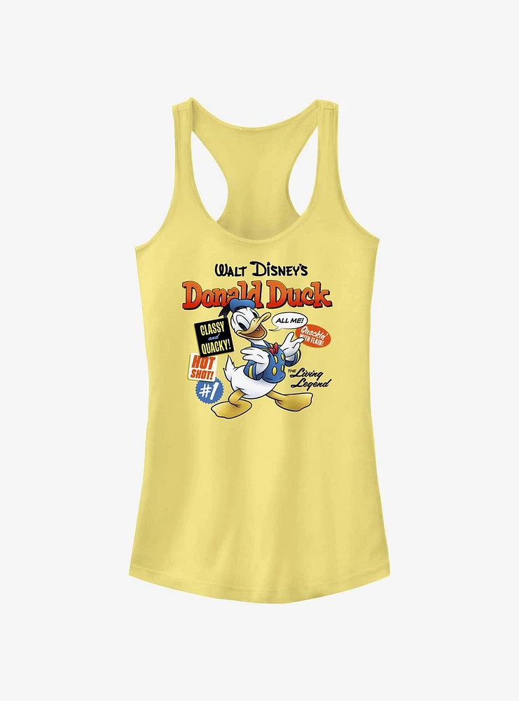 Disney Donald Duck All Me Girls Tank Top