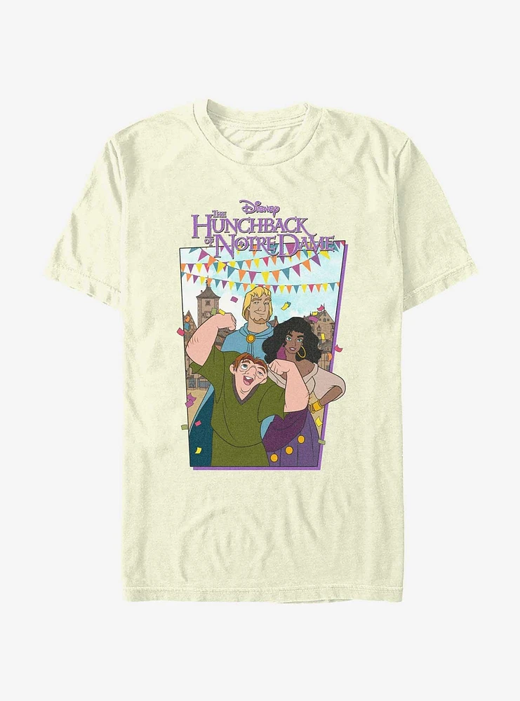 Disney The Hunchback of Notre Dame Group Poster T-Shirt