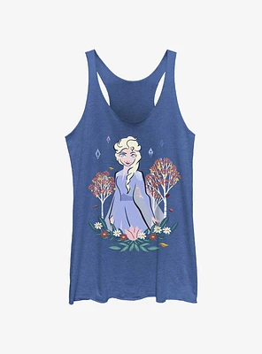 Disney Frozen Elsa Flowers Girls Tank