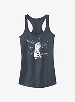 Disney Frozen 2 I'm Living The Dream Olaf Girls Tank