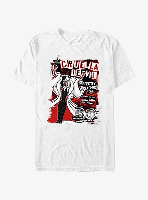 Disney Villains Perfectly Wretched Tour Cruella De Vil T-Shirt