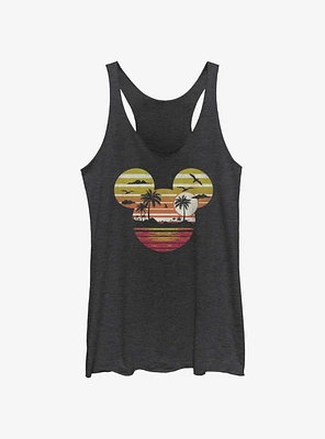 Disney Mickey Mouse Sunset Head Girls Tank