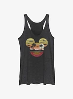 Disney Mickey Mouse Sunset Head Girls Tank