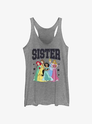 Disney Princesses Sister Collegiate Girls Tank