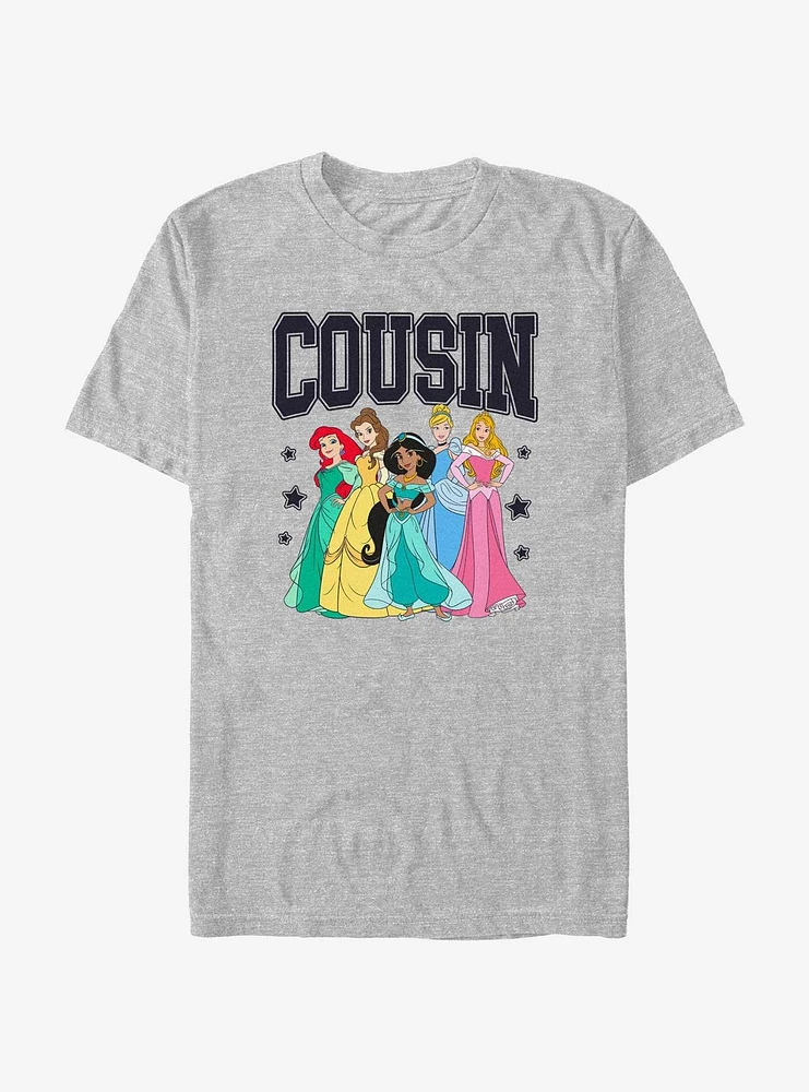 Disney Princesses Cousin Collegiate T-Shirt