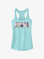 Disney Princesses Princes Manga Version Girls Tank