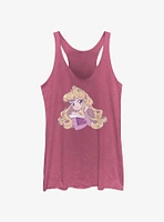 Disney Sleeping Beauty Cute Aurora Manga Version Girls Tank