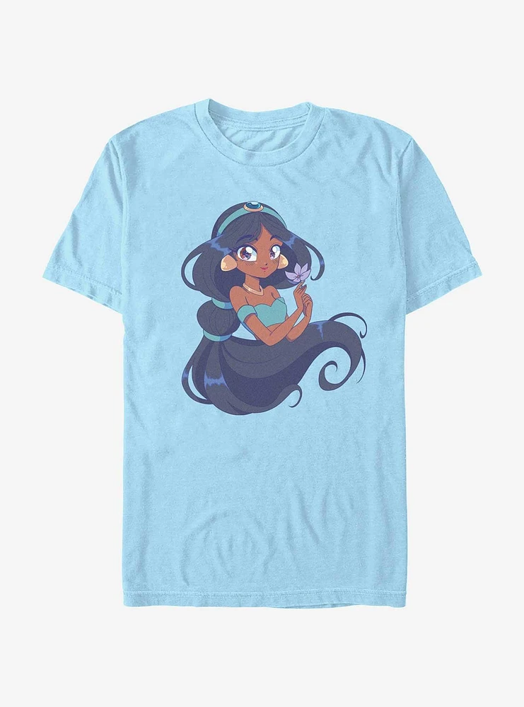 Disney Aladdin Cute Jasmine Manga Version T-Shirt