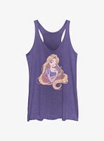 Disney Tangled Cute Rapunzel Manga Version Girls Tank