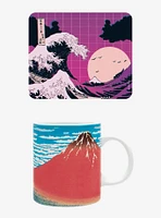 Hokusai Mousepad and Mug Bundle