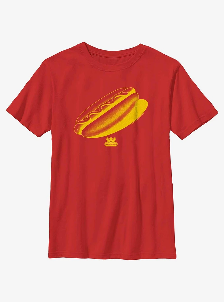 Wienerschnitzel Hotdog Stamp Youth T-Shirt