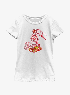 Wienerschnitzel Christmas Cone Youth Girls T-Shirt