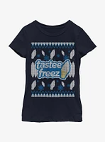 Wienerschnitzel Tastee Freez Ugly Sweater Youth Girls T-Shirt