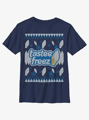 Wienerschnitzel Tastee Freez Ugly Sweater Youth T-Shirt