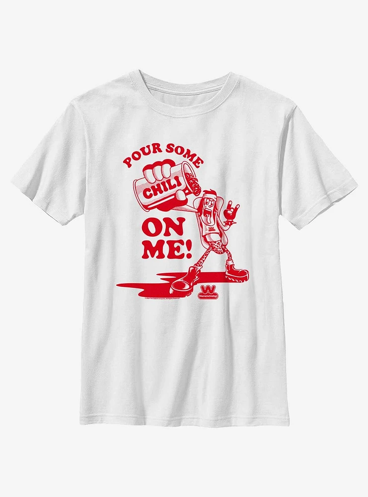 Wienerschnitzel Pour Some Chilli Youth T-Shirt