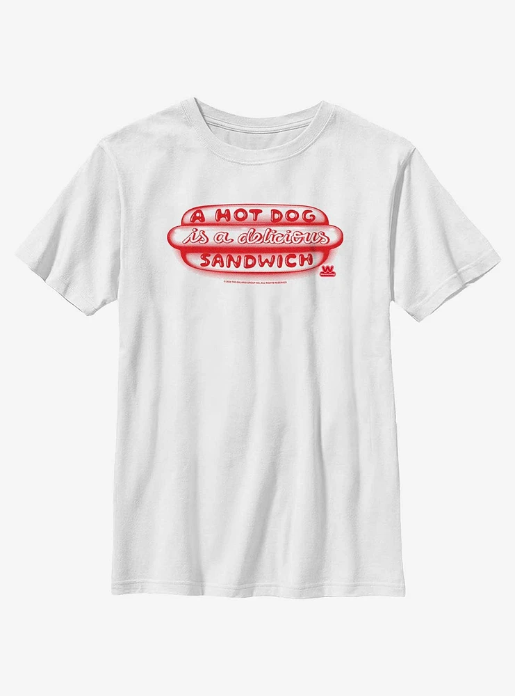 Wienerschnitzel A Delicious Sandwich Youth T-Shirt