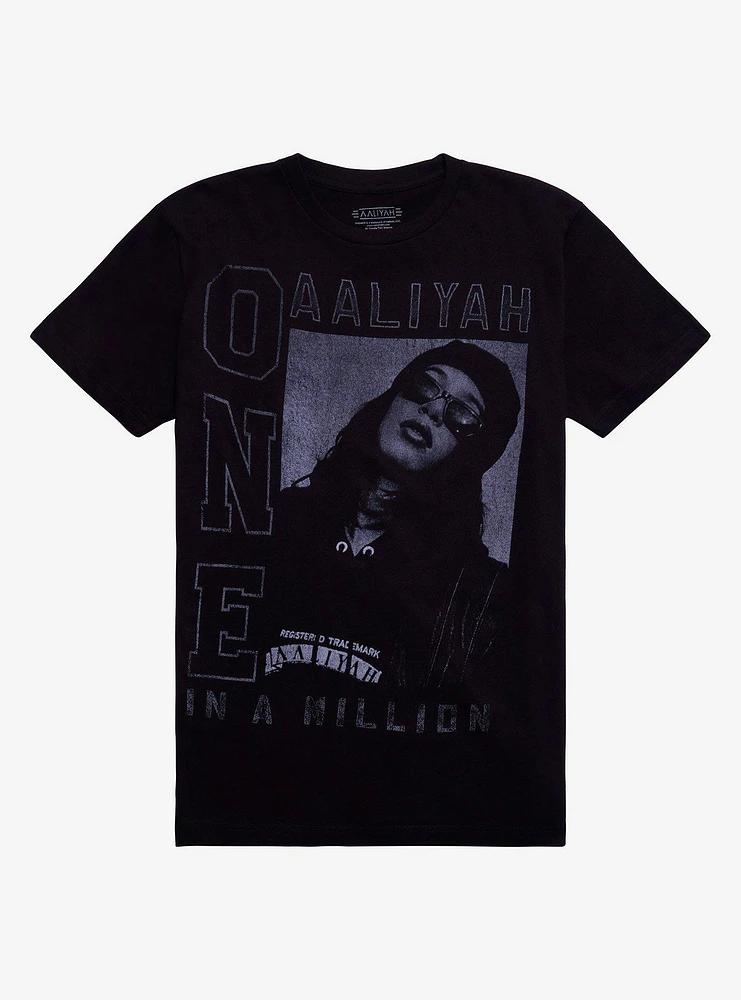 Aaliyah One A Million Portrait T-Shirt