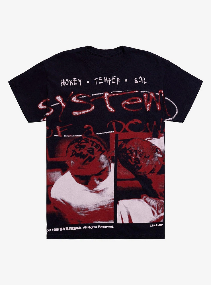 System Of A Down Honey/Temper/Soil Cassette Cover T-Shirt