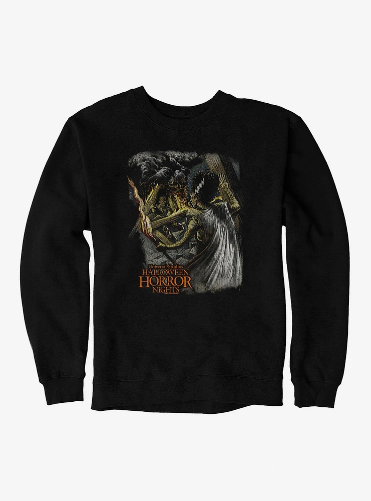 Halloween Horror Nights Bride Of Frankenstein Destruction Sweatshirt