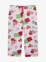 Strawberry Shortcake Patchwork Hearts Allover Print Women's Plus Sleep Pants - BoxLunch Exclusive