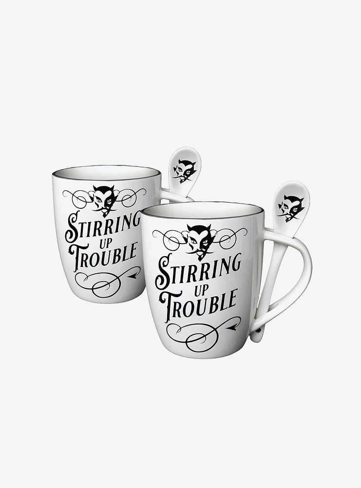 Stirring Up Trouble Mug & Spoon Set