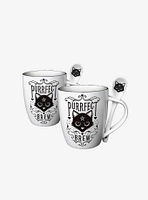 Alchemy of England Purrfect Brew Mug & Spoon Set