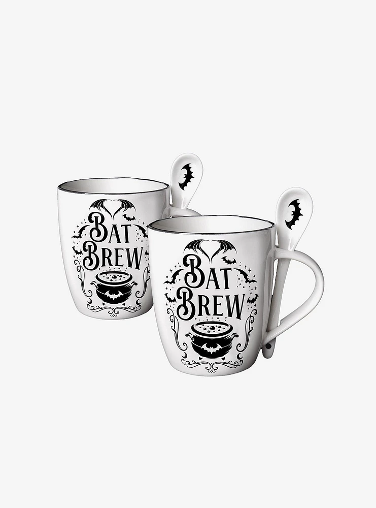 Alchemy of England Bat Brew Mug & Spoon Set