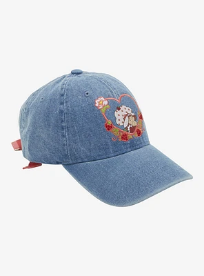 Strawberry Shortcake Denim Strawberry Heart Ball Cap