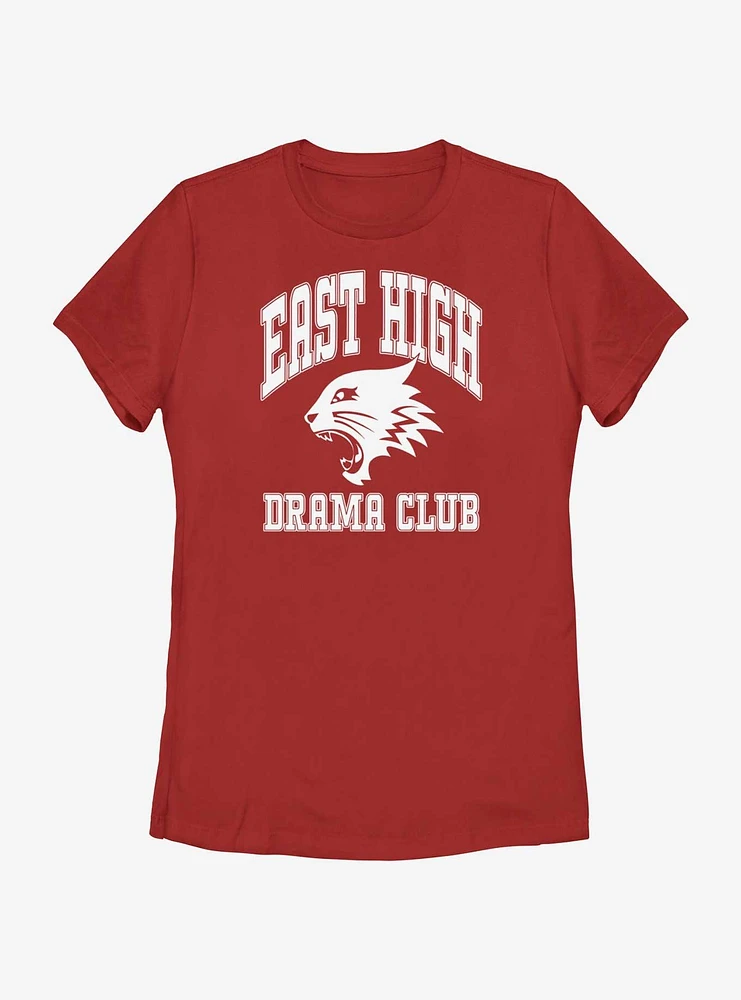 High School Musical East Drama Club Collegiate Style Womens T-Shirt