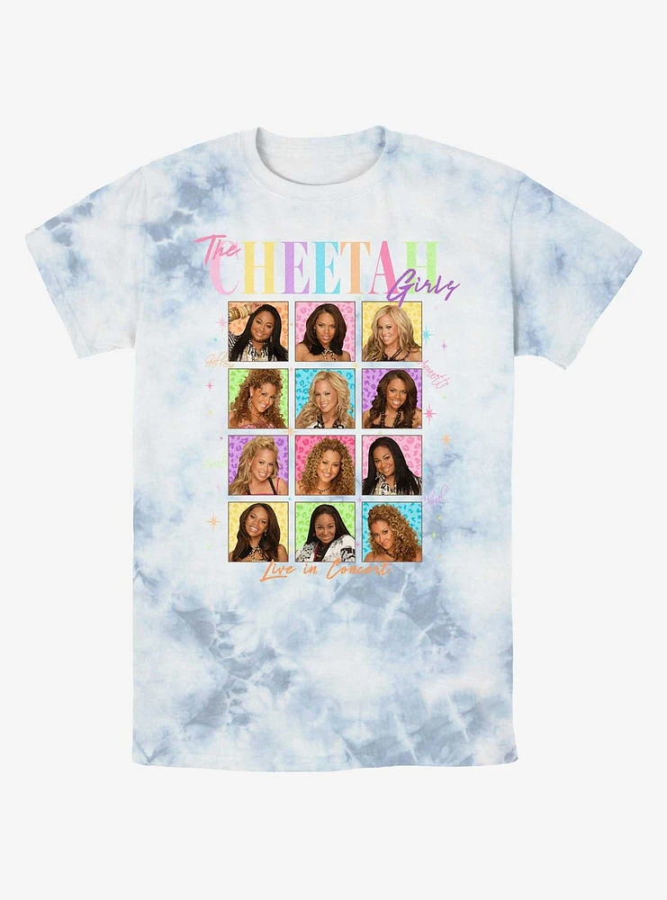 The Cheetah Girls Tile Portraits Tie-Dye T-Shirt