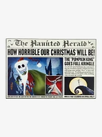 The Nightmare Before Christmas Newspaper Wall Art