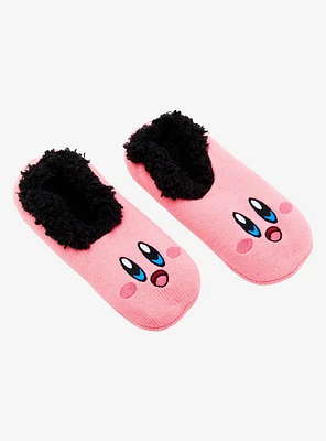 Nintendo Kirby Face Sherpa Slipper Socks — BoxLunch Exclusive