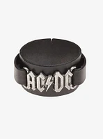 Alchemy of England AC/DC Logo Leather Wriststrap Bracelet