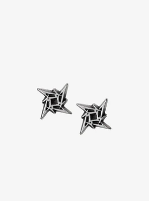 Alchemy of England Metallica Ninja Star Logo Stud Earrings