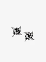 Metallica Ninja Star Logo Stud Earrings