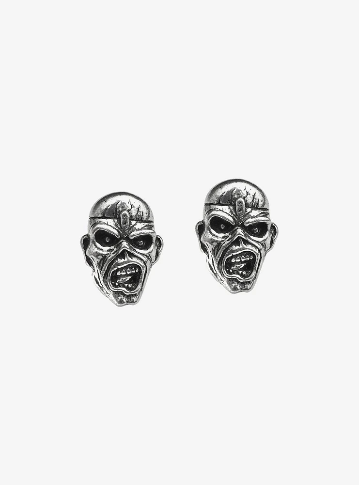 Alchemy of England Iron Maiden Piece Of Mind Stud Earrings