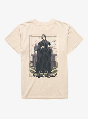 Harry Potter Anime Snape Dark Arts Mineral Wash T-Shirt