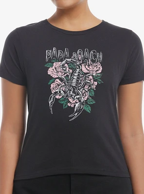 Papa Roach Scorpion Roses Girls Baby T-Shirt