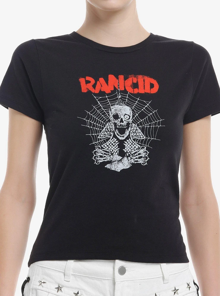 Rancid Skeleton Punk Girls Baby T-Shirt