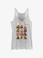 The Cheetah Girls Tile Portraits Womens Tank Top