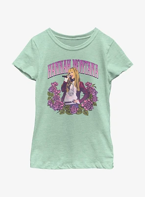 Hannah Montana Rose Portrait Youth Girls T-Shirt