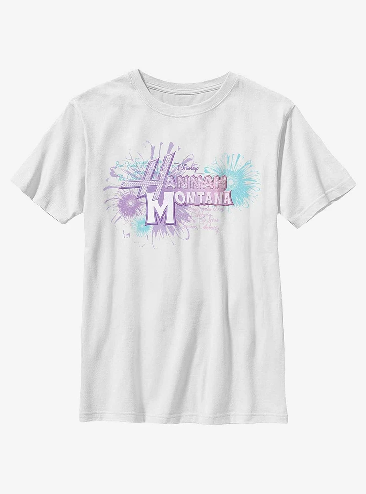 Hannah Montana Fireworks Logo Youth T-Shirt