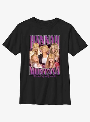 Hannah Montana Both Worlds Collage Youth T-Shirt